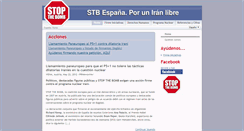 Desktop Screenshot of es.stopthebomb.net