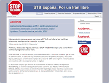 Tablet Screenshot of es.stopthebomb.net